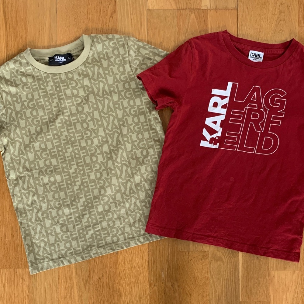 Karl Lagerfeld Kids Graphic Tees. Size 8